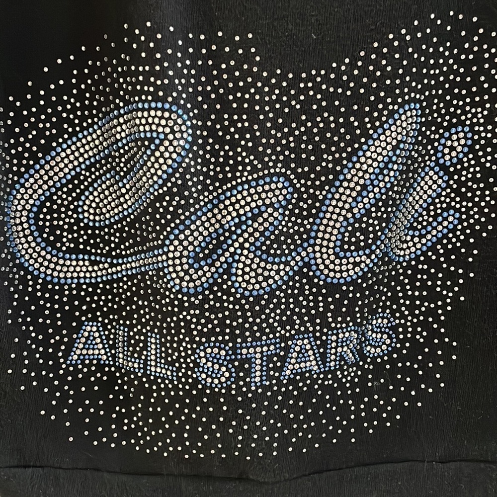 Black ripped/distressed hoodie from the California Allstars - Picture 2 of 8